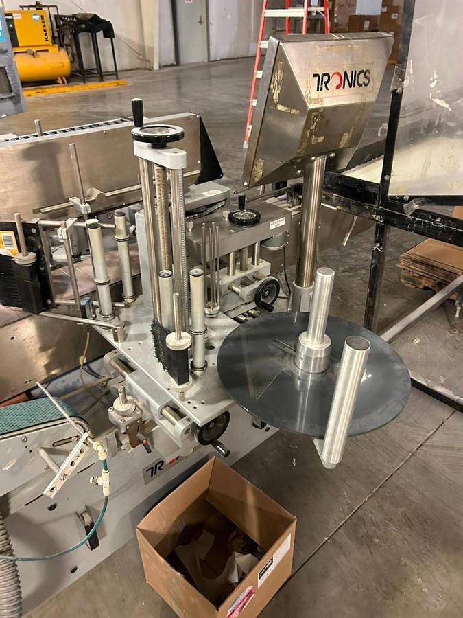 Used Tronics Front and Back  and Vacuum Belt Wrap Labeler