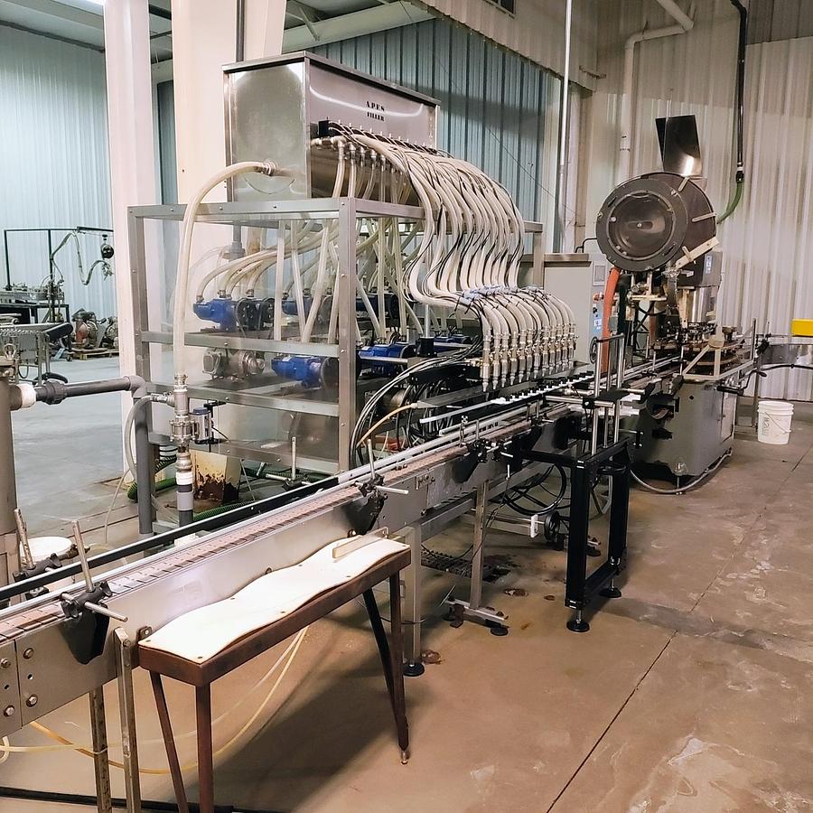 Used Liquid Filling Line with APES Filler