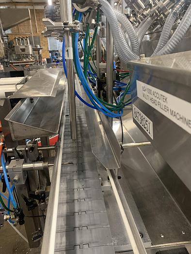 Used Accutek AVF-8 Piston filler SS