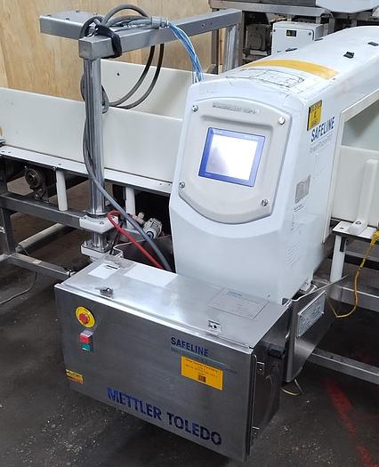 Used Safeline Metal Detector  11 x 26 " aperture