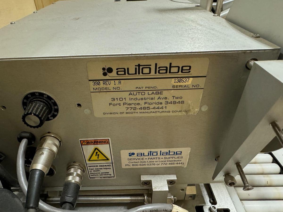 Used CVC Mdl 390 Small container/vial labeler