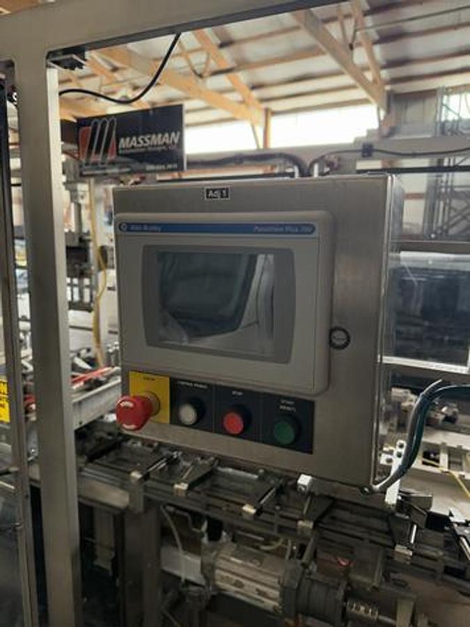 Used Massman Sanitary Pre-Made (premade) pouch packaging machine.
