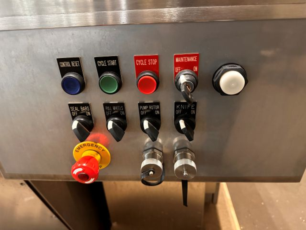 Used Vertical Form-Fill-Seal WINPAK/LANE WP32 Liquid/Paste Packet Machine WP 32
