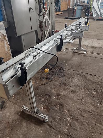 Used JDA 6 head Gravity Filler with indexing conveyor SS m220.6