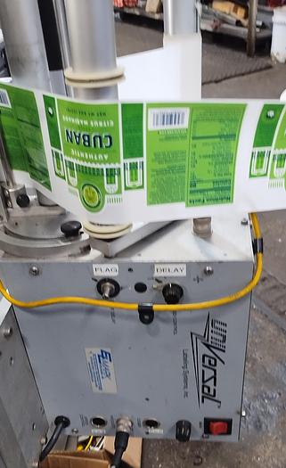 Used Wrap Labeler with Universal Labeling head and wrap station