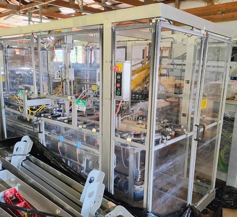 Used Massman Sanitary Pre-Made (premade) pouch packaging machine.