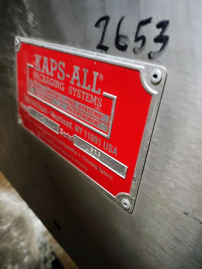 Used Kaps All AU-6 Bottle Unscrambler