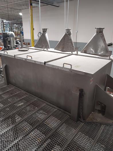 Used 145 Cuft Stainless Paddle Blender with Mezzanine