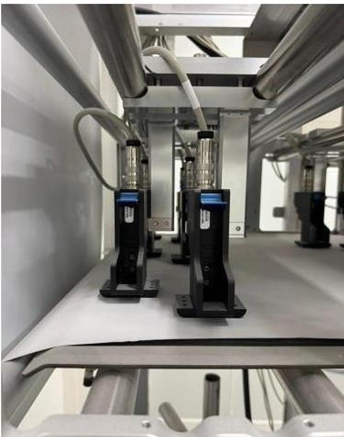 Used Sanko Model FC-1000 Stick Pack Vertical Form Fill Seal machine with Volumetric Feeder
