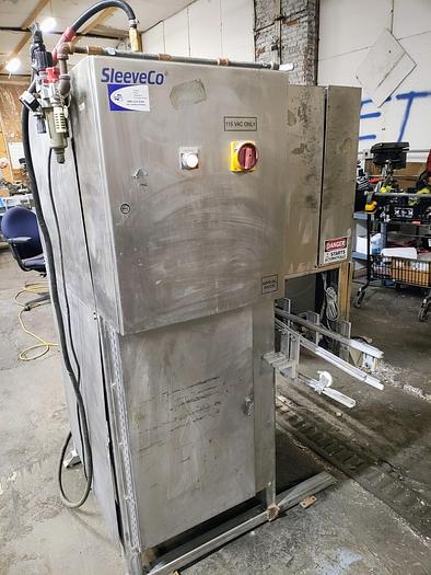 Used Sleeevco SL -18  Automatic bottle sleever
