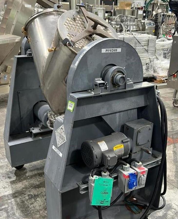 Used Patterson Kellley 2 cuft Twin Shell mixer