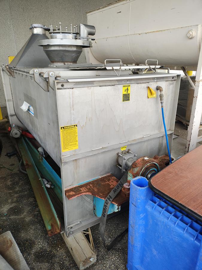 Used Marion 70 cuft paddle blender Stainless BPS 3696