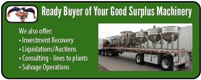 Used 30" Dia Screener King Stainless 2 deck sifter