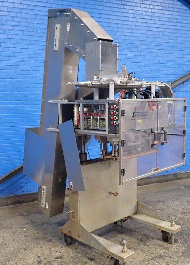 Used Surekap SK6000 Automatic 6 quill Capper
