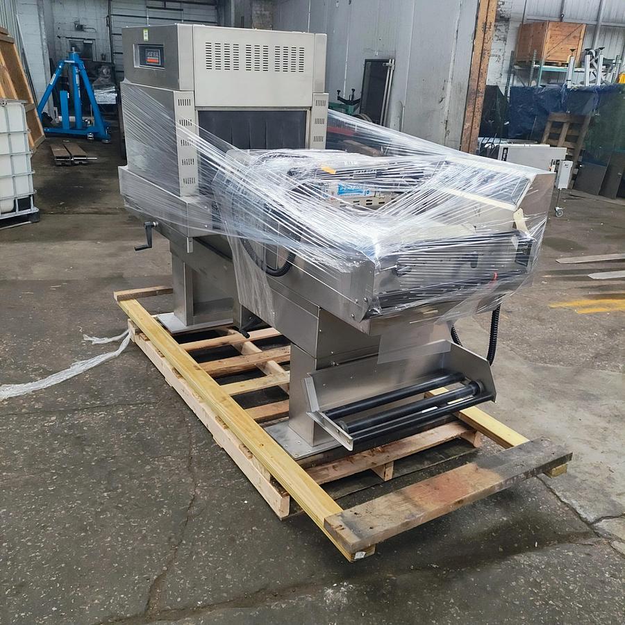 Used Heat Seal Auto L-bar Sealer with tunnel