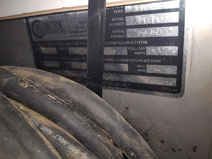 Used Buskirk Model PM810 Pellet Mill,