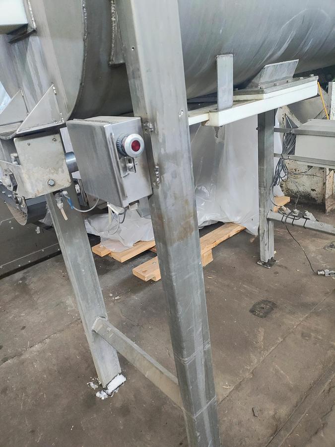Used 18cuft GEM Ribbon Blender stainless steel USDA