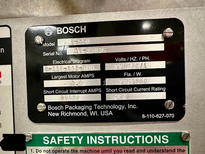 Used Bosch B550 Band Sealer - Stainless