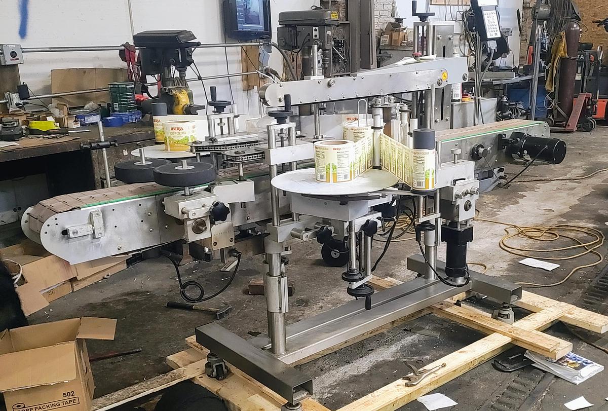 Used CVC 430 Labeler  front, back and wrap