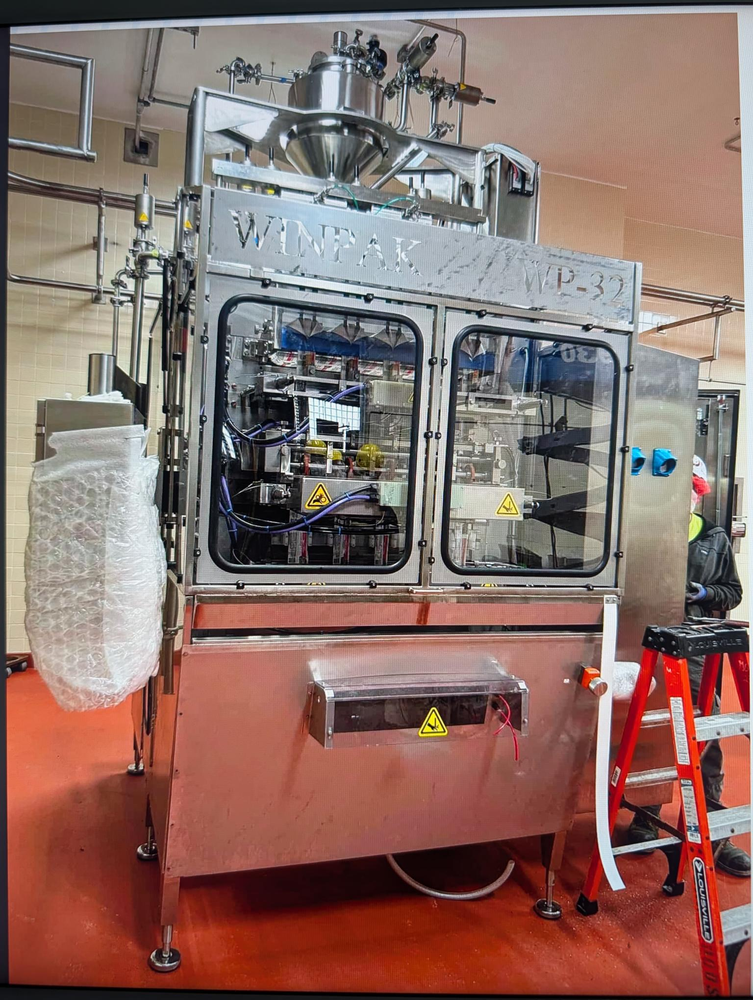 Used Vertical Form-Fill-Seal WINPAK/LANE WP32 Liquid/Paste Packet Machine WP 32