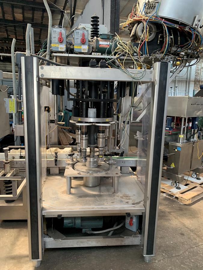 Used Zalkin 5 head rotary capper