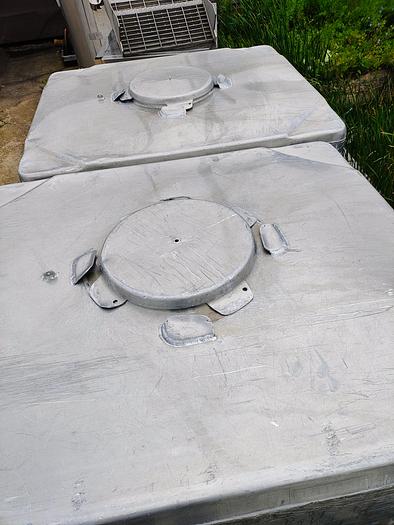 Used Tote Mixer with Aluminum totes