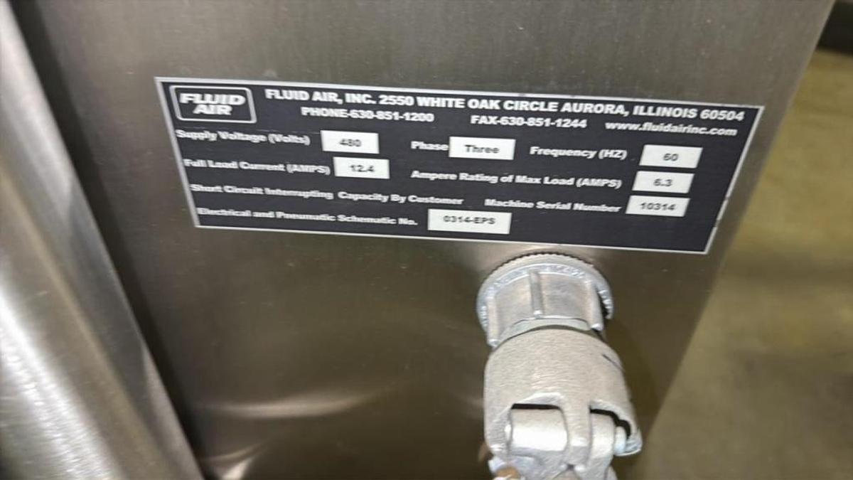 Used Fluid Air 7" Screw Fed GranuMill