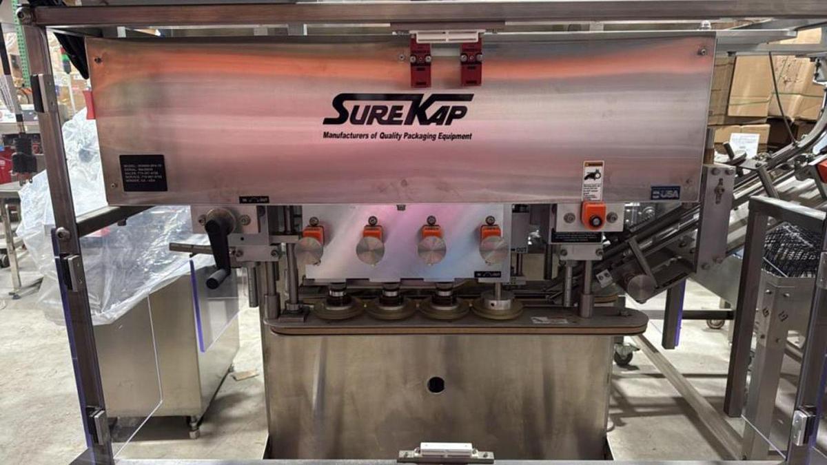 Used SureKap Model SK8000-BF6-70 Automatic Spindle Capper