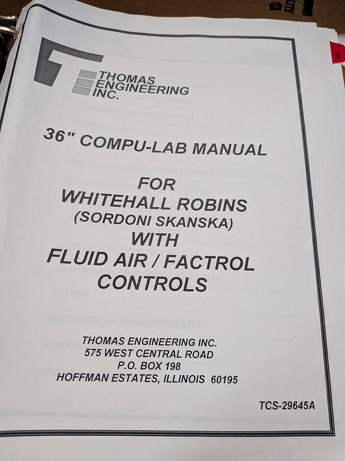 Used Thomas Compulab Accelacota system with 24" pan