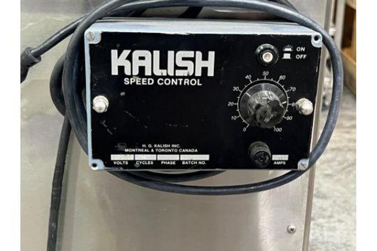 Used Kalish 36 inch dia Accumulation table