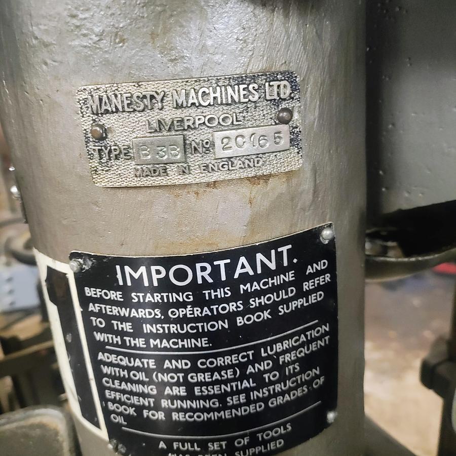 Used Manesty B3b tablet press