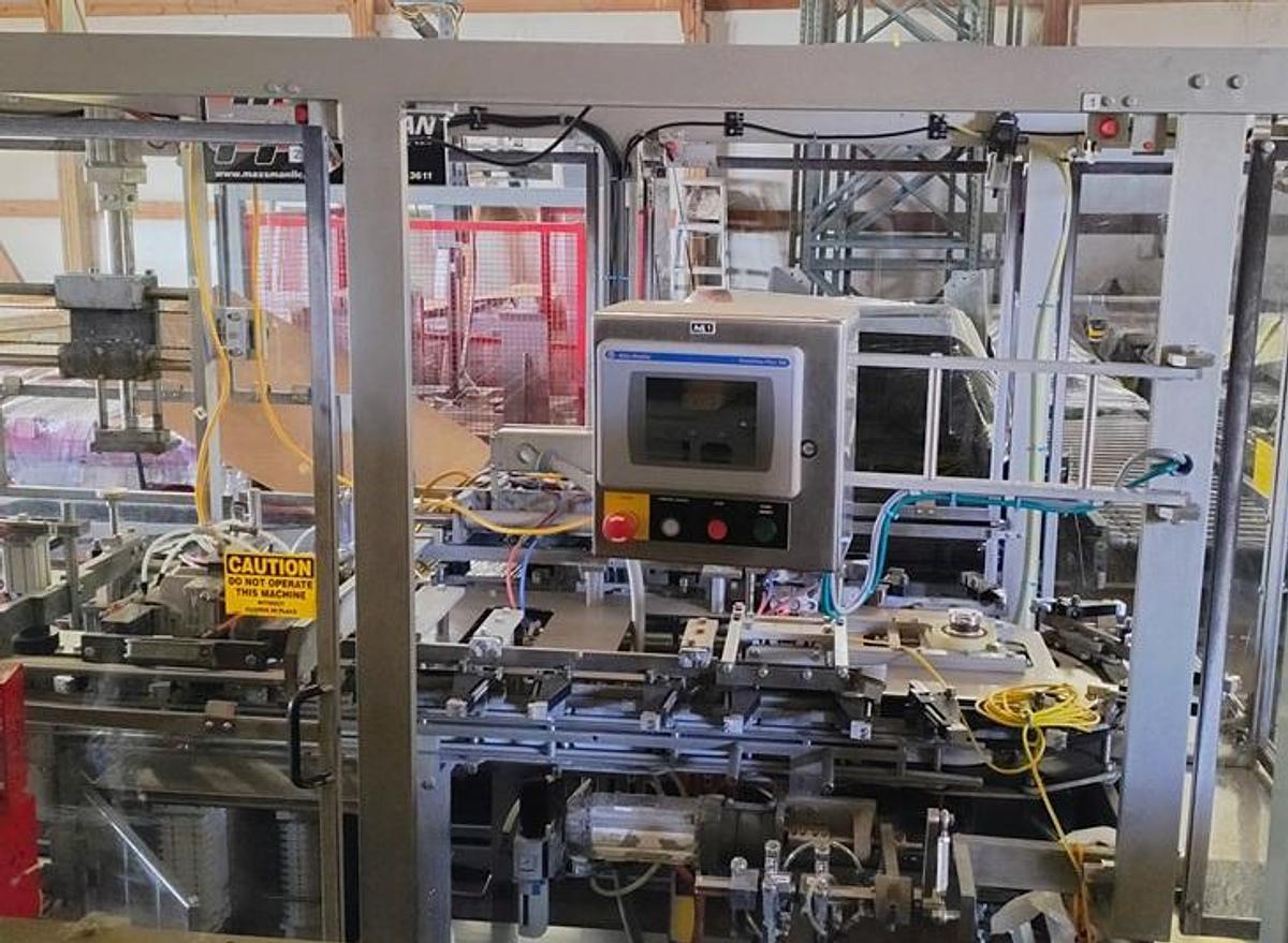 Used Massman Sanitary Pre-Made (premade) pouch packaging machine.