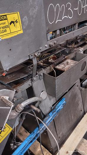 Used Burt 408D  Roll Thru labeler set 307 can