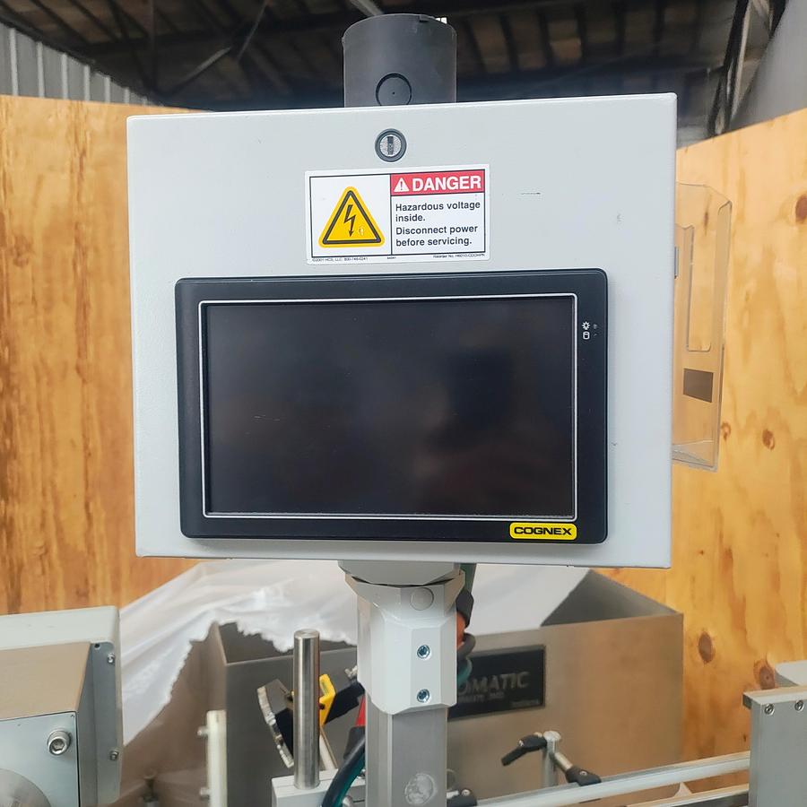 Used LSI Front and Back Labeler with integrated hold down