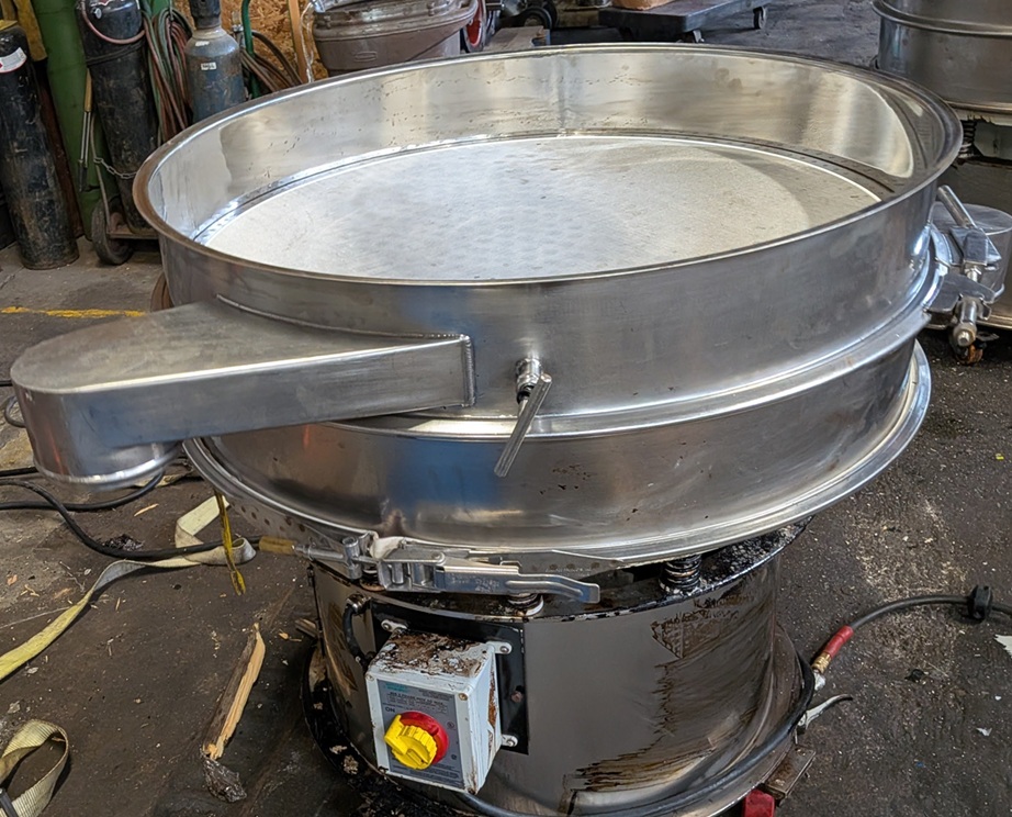 Used 40in diameter stainless  2 deck round sifter with 2 separations  JB1000