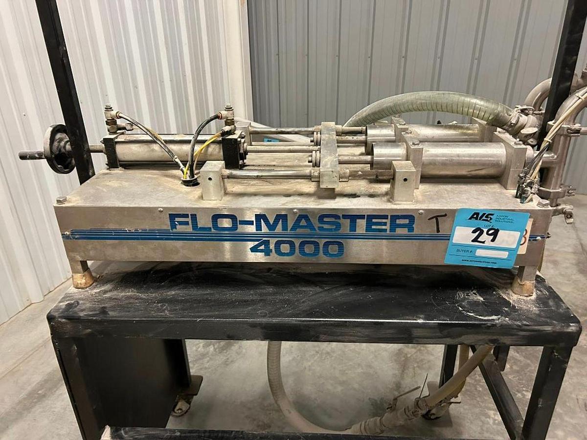Used Geyer Flo-master 4000 twin piston filler