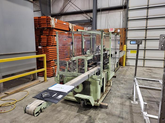 Used Jones CMV-6 vertical cartoner - tuck closure