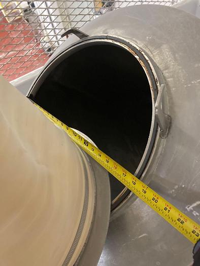 Used 20 cuft Patterson Kelley Twin Shell Blender SS