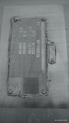 Used 2000 gal  JCVS single motion scrape tanks 75psi