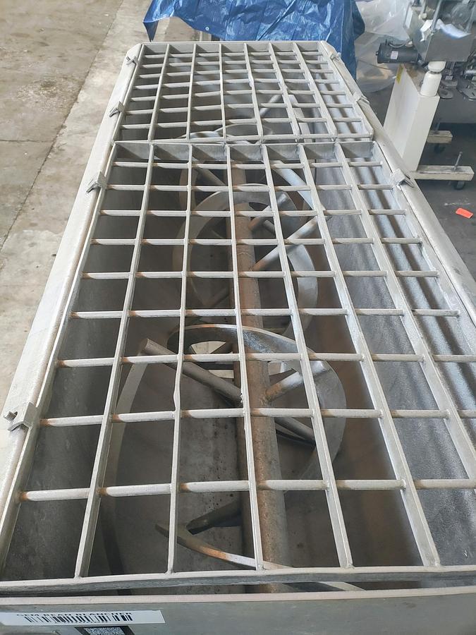 Used 18cuft GEM Ribbon Blender stainless steel USDA