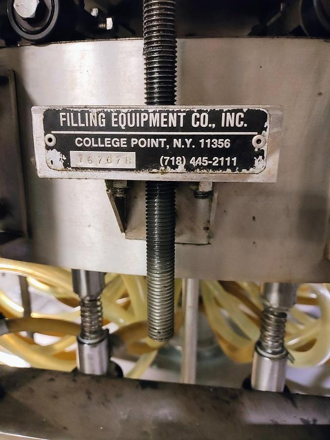 Used Filling Equipment Inc. 20 spt Pressure Gravity Filler Stainless