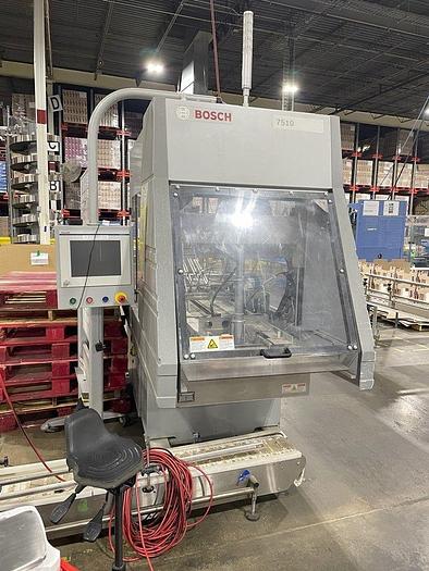Used Bosch  7510 Trayformer with  TFC 30 Tri-Seal Closer line