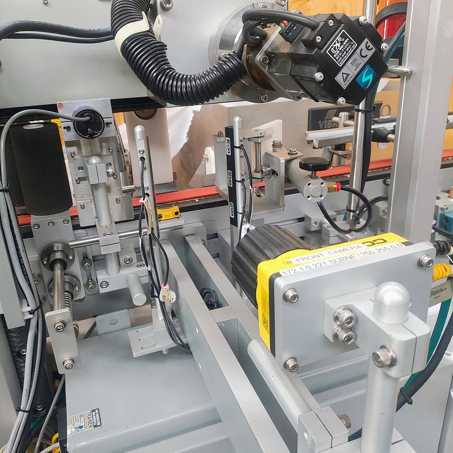 Used LSI Front and Back Labeler with integrated hold down