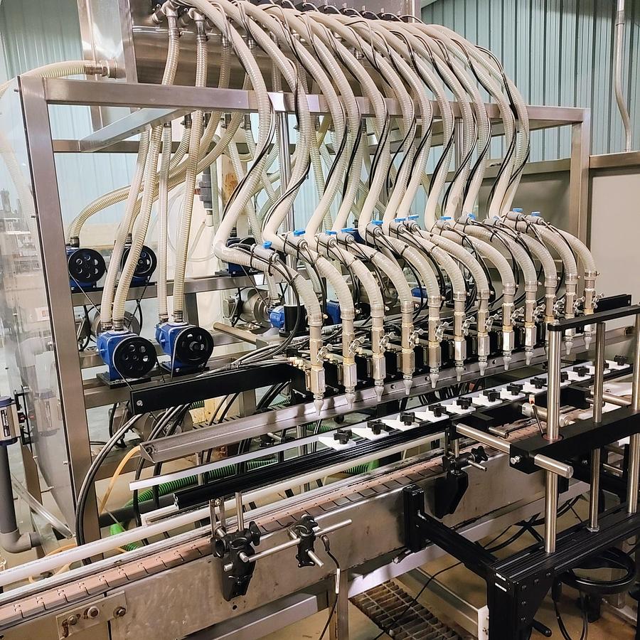 Used Liquid Filling Line with APES Filler