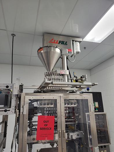 Used Prodopak PVM215 CSW 10 - 10 lane Prodopak with All Fill Moyno filler