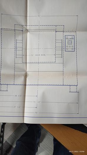 Used Peerless HM300W Single Sigma Mixer