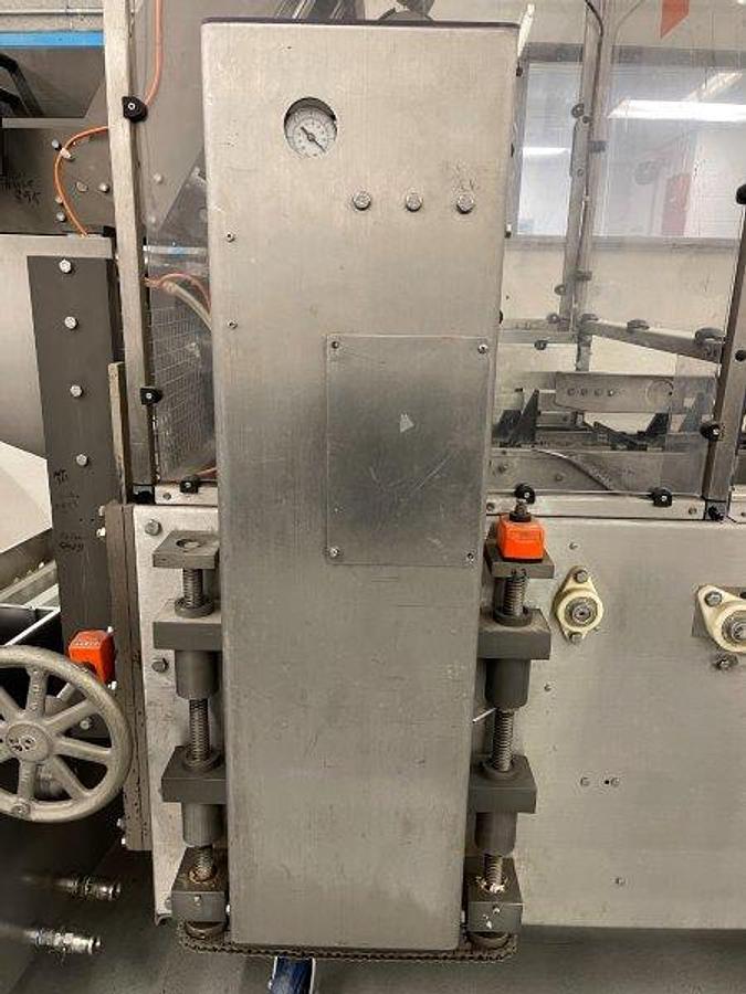 Used ADCO 15D-105 Stainless Hand Load cartoner , 12" centers