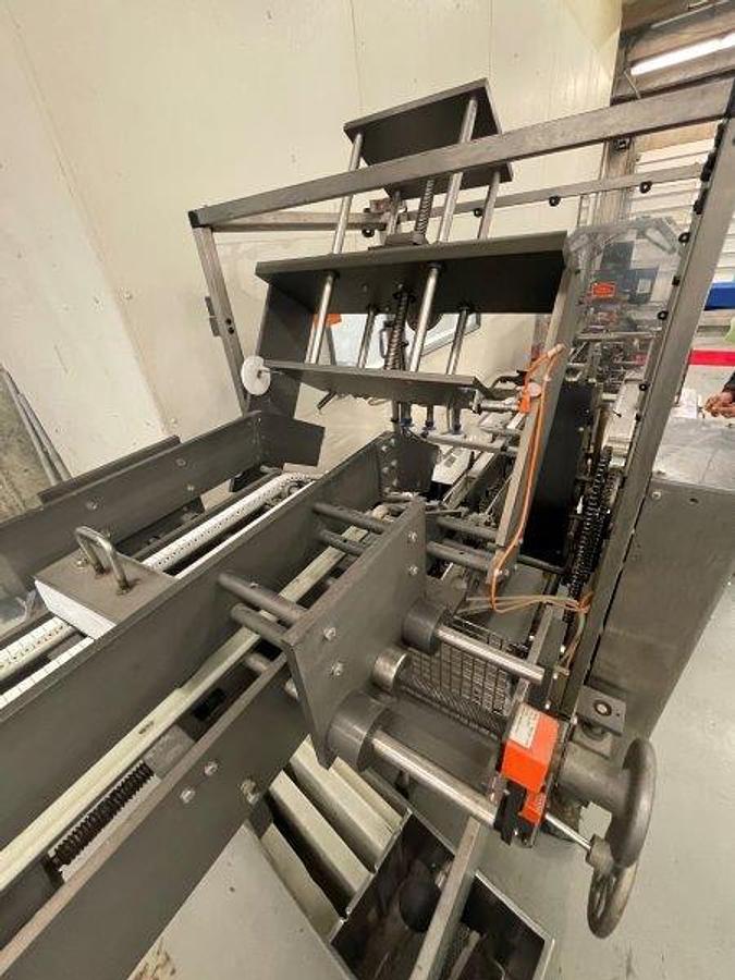 Used ADCO 15D-105 Stainless Hand Load cartoner , 12" centers