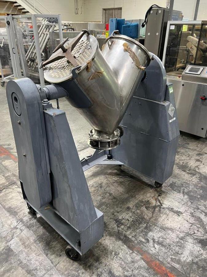 Used Patterson Kellley 2 cuft Twin Shell mixer