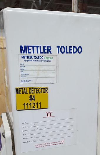 Used Safeline Metal Detector 12 x 23 " aperature